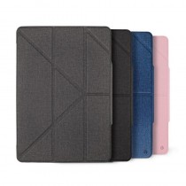 【JTLEGEND】iPad Amos 多角度折疊布紋皮套 